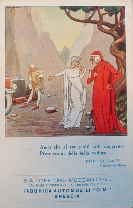 O.M. – og Dante som bilreklame